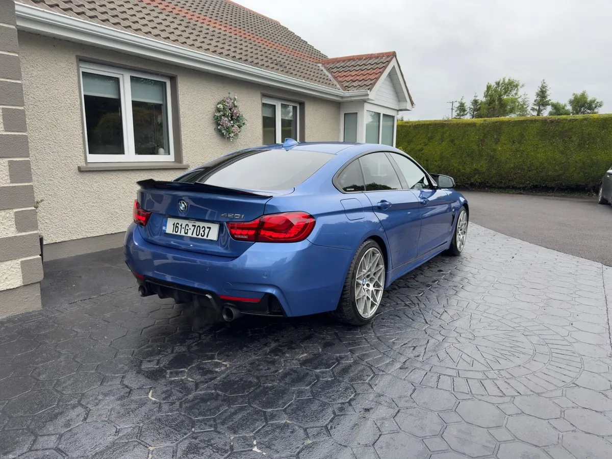 BMW 420i Gran Coupe M-Sport Estoril Blue - Image 3