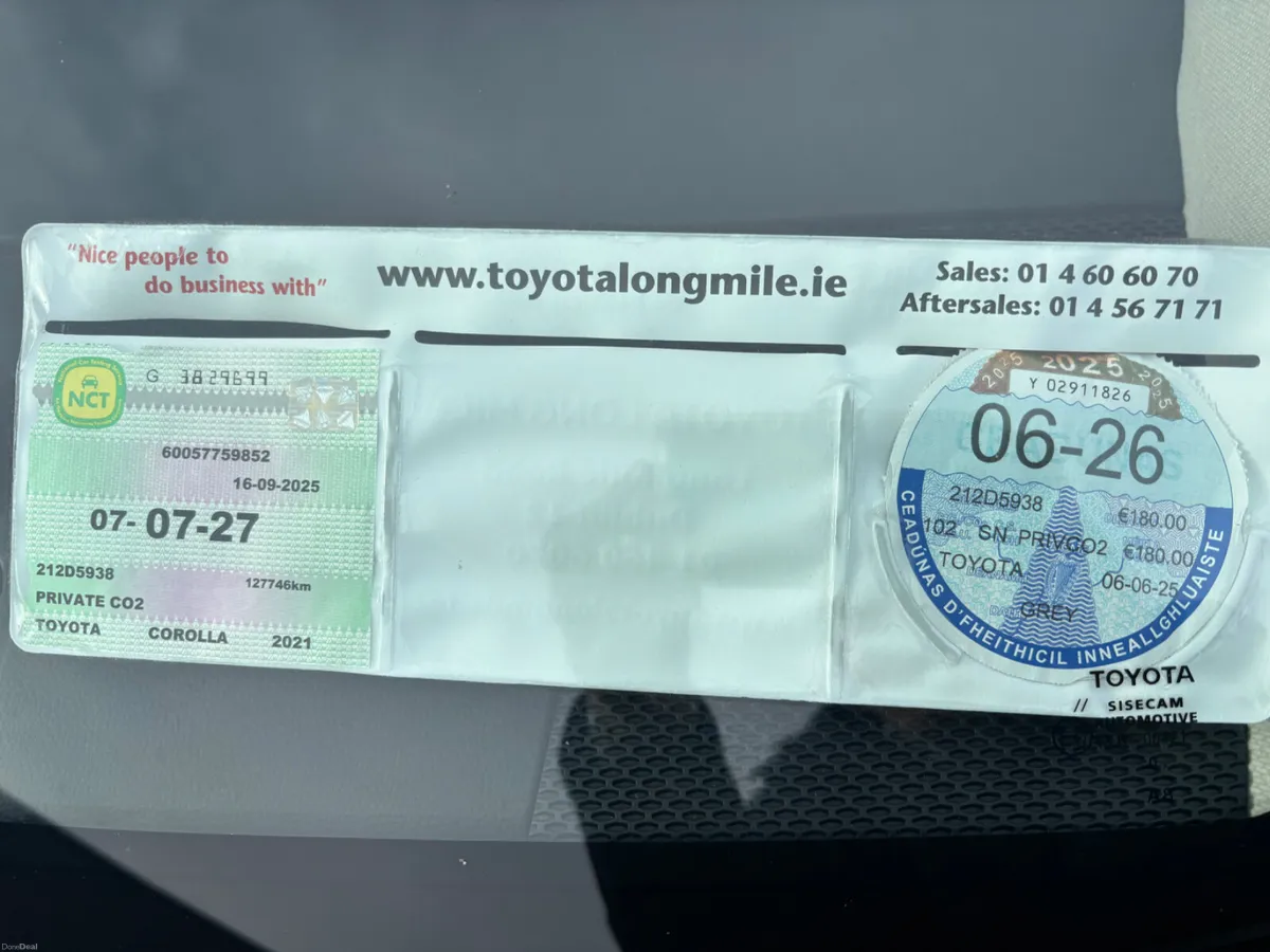 2021 TOYOTA COROLLA LUNA HYBRID NCT 1 OWNER - Image 2