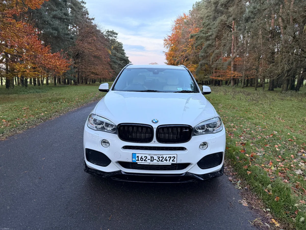 BMW X5 2016 Pearl White - Image 2