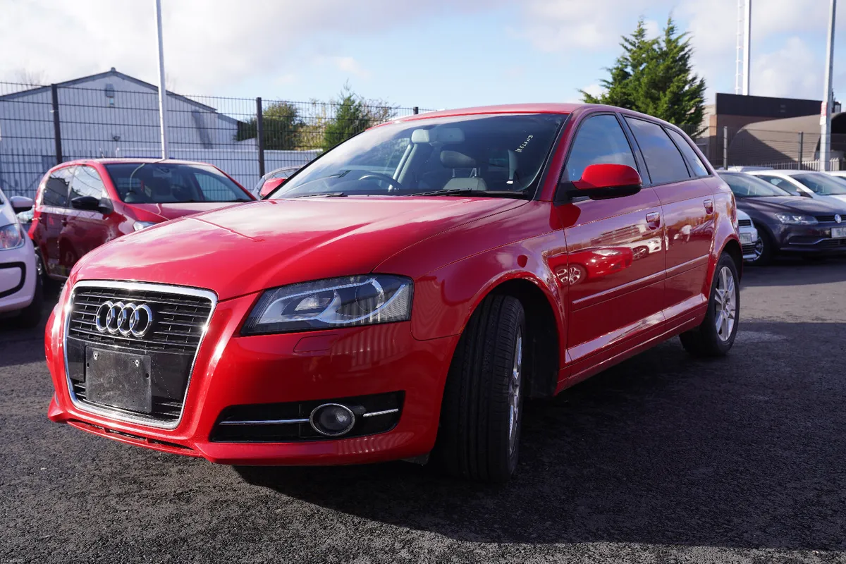 AUDI A3 RED 1.4  2011 LOW MILLAGE - Image 2
