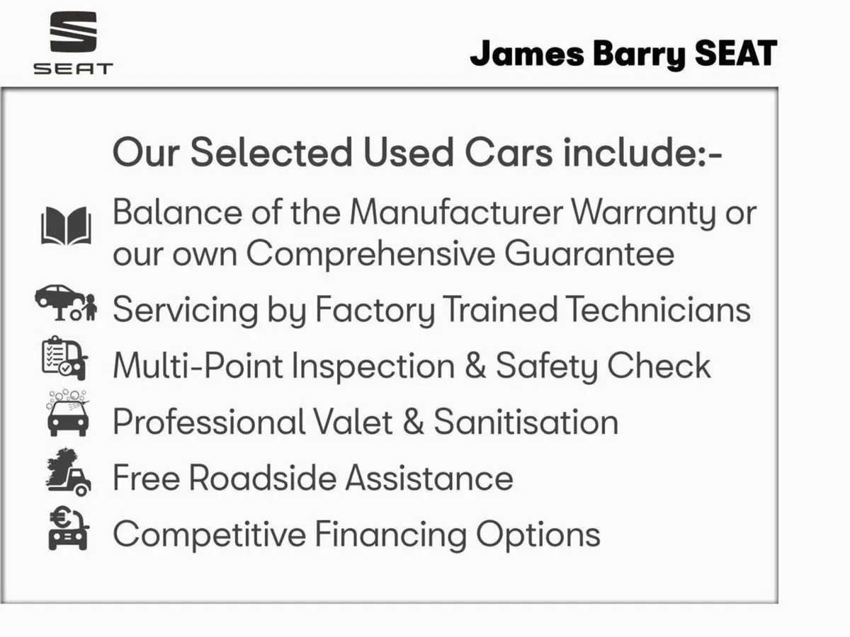SEAT Leon 1.5TSi 115HP SE ** JAMES BARRY MOTORS 06 - Image 3