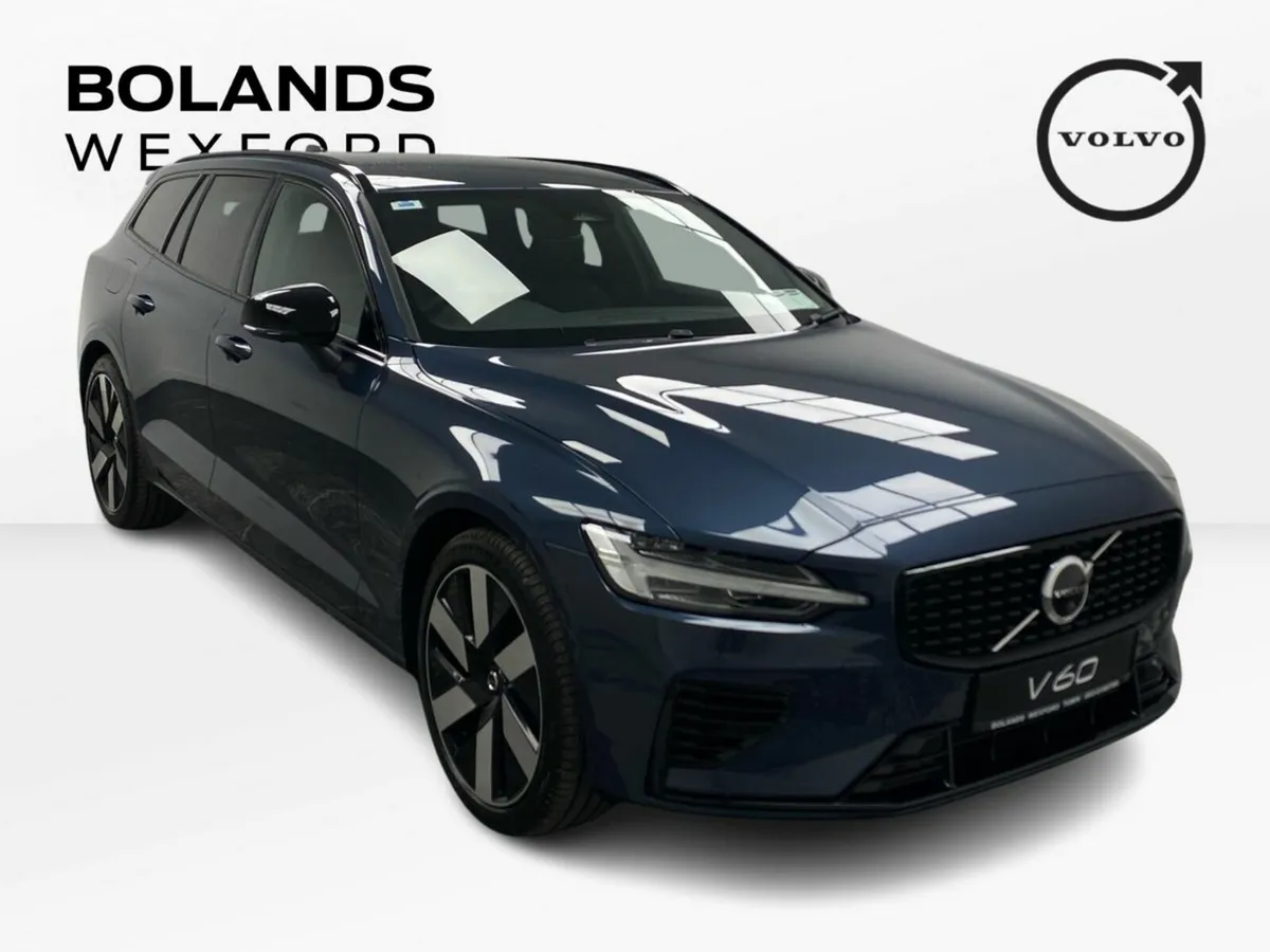 Volvo V60 Denim Blue Plus with Charcoal Nappa leat - Image 1
