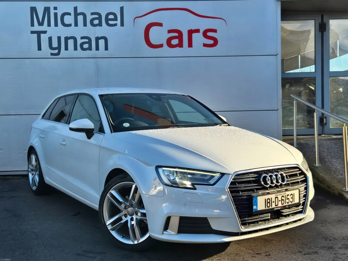 2018 Audi A3 1.4 S Line Auto Hatch, 18" Alloys - Image 1
