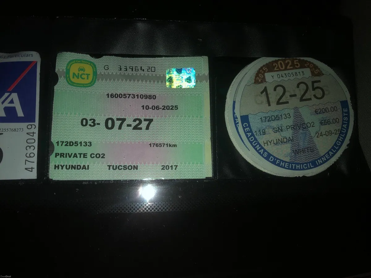 Hyundai Tucson diesel 110 miles nct 7/27 - Image 2