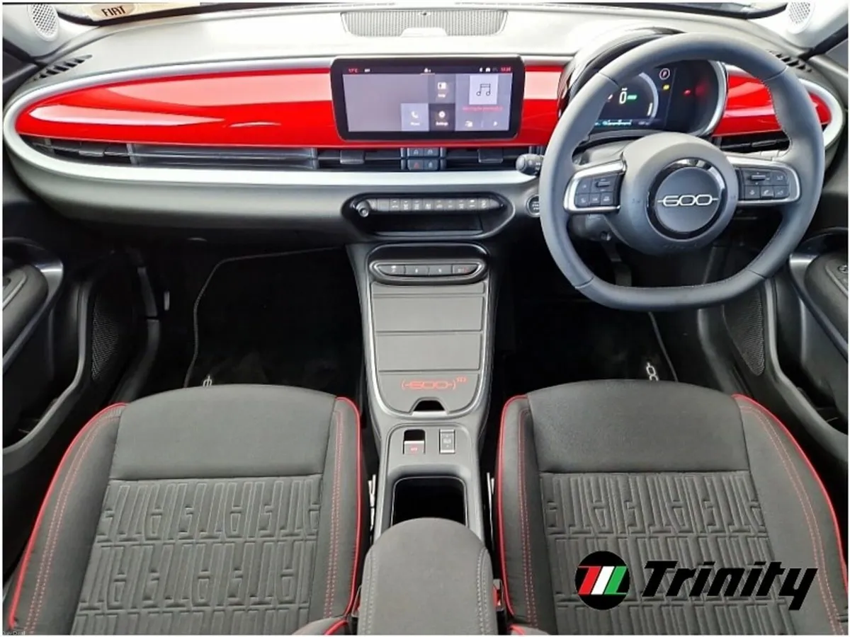 Fiat 600 ** NEARLY NEW ** RED ** 600e ** 54kWh 156 - Image 2