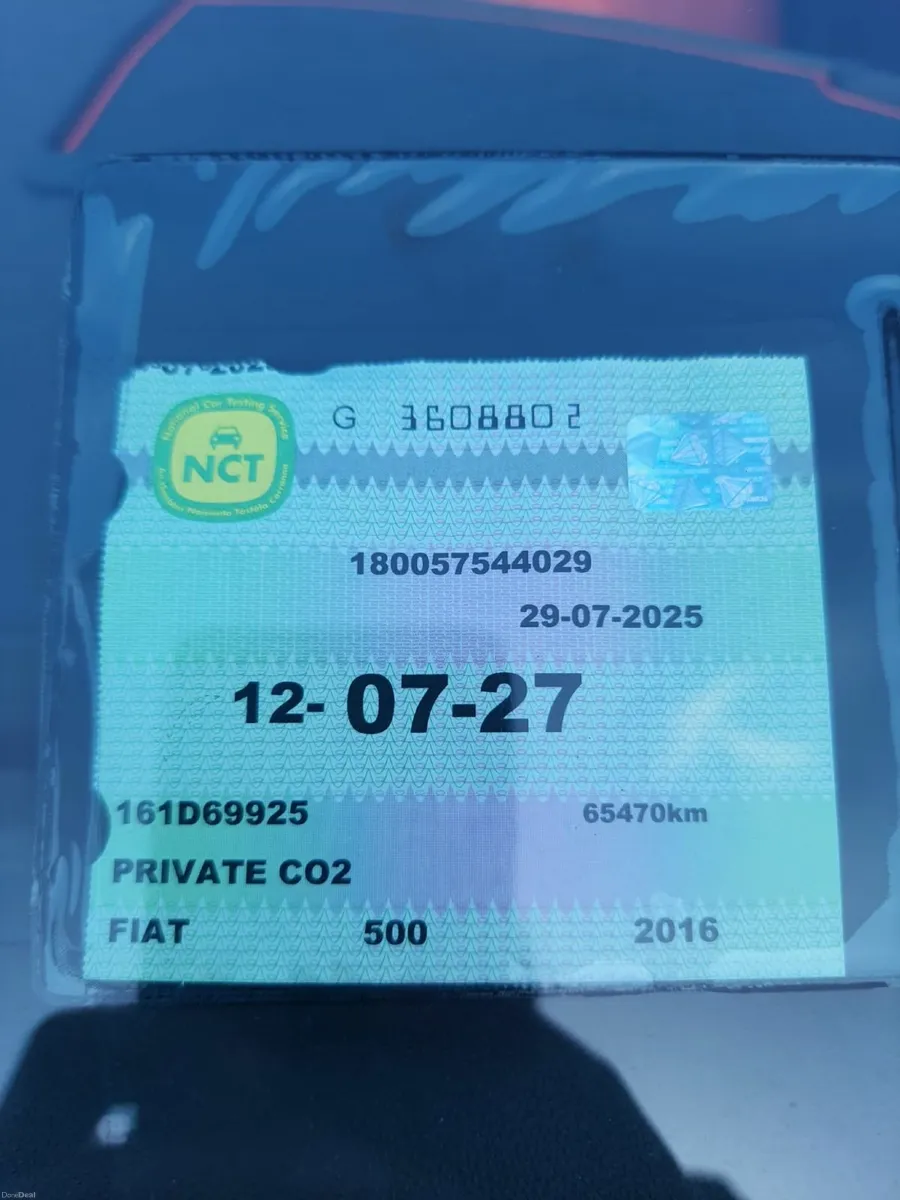 Fiat 500 - 2 years NCT - Low Mileage - Image 3