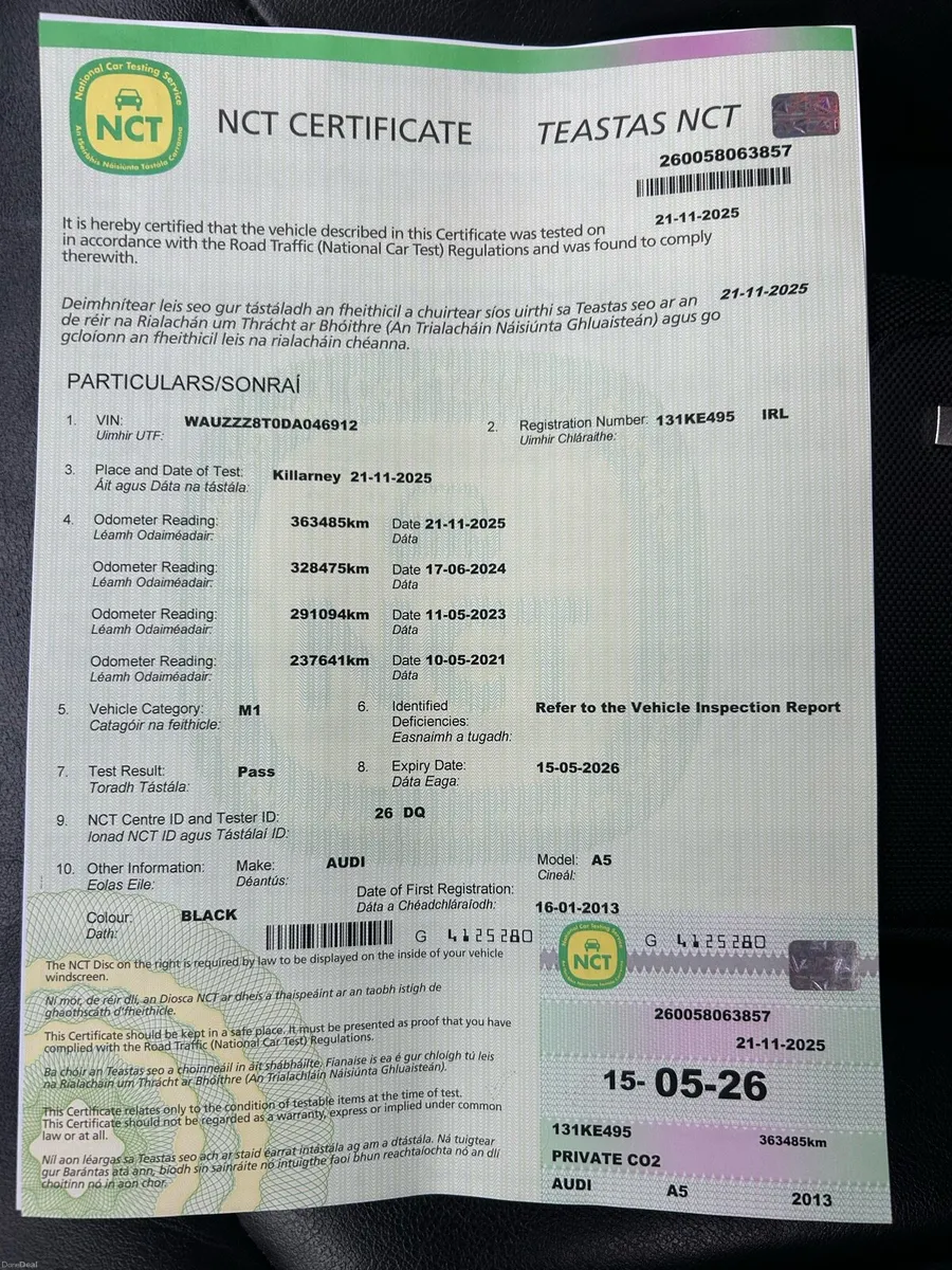 2013 Audi A5 S-Line Spec.. New NCT, Service non - Image 4