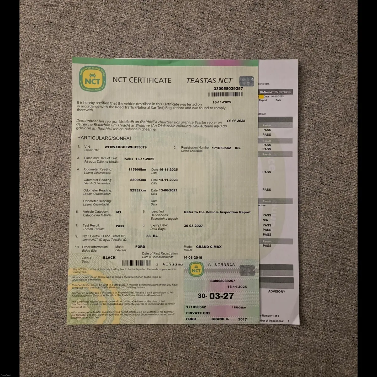 Ford Grand C-Max 2017 Zetec Low Mileage - Image 4