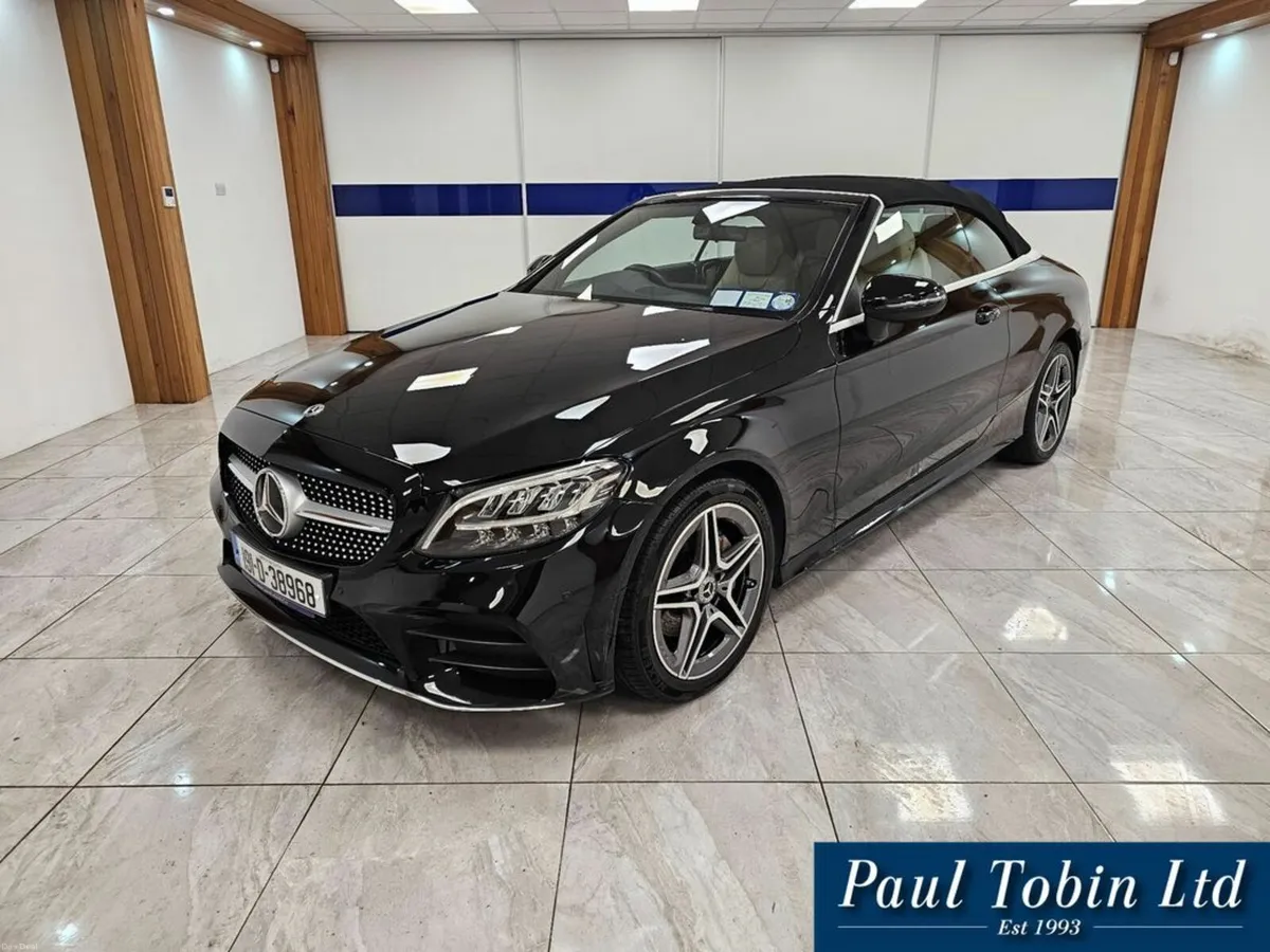 Mercedes-Benz C-Class BLACK WITH IVORY // C 180 Ca - Image 1
