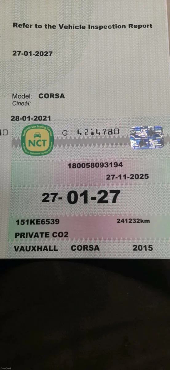 High spec Opel corsa 1.2 petrol nct 02/27 - Image 3