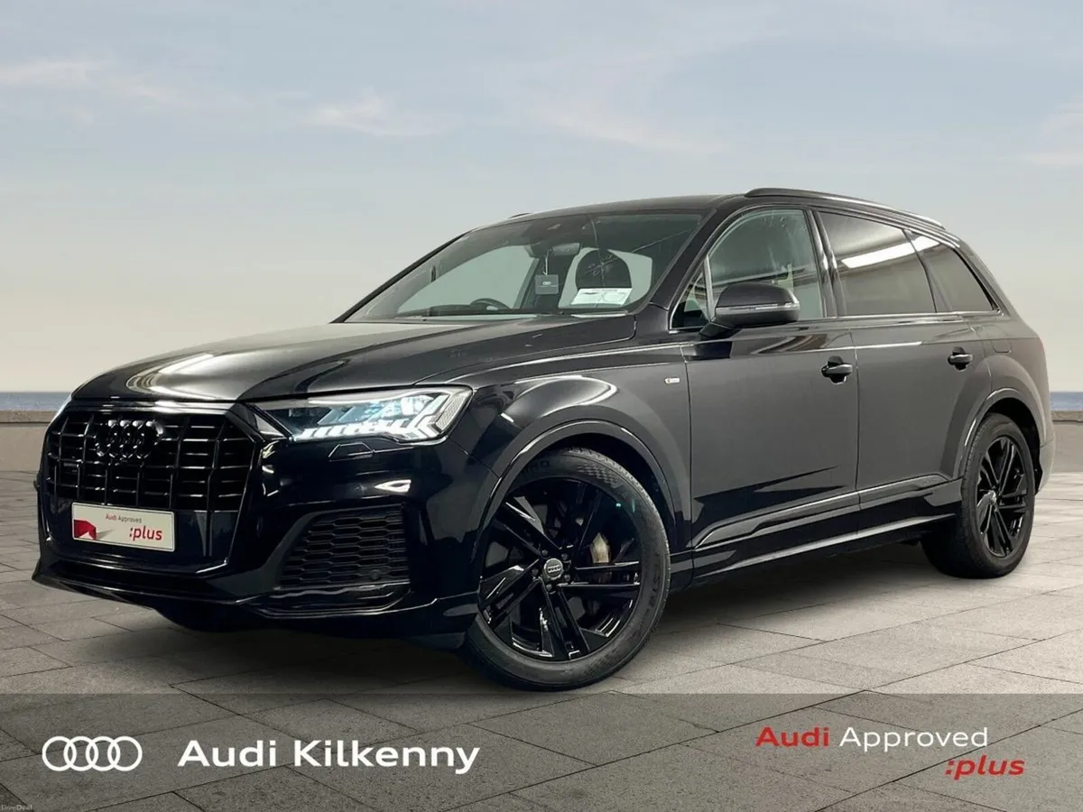 Audi Q7 ** DEPOSIT TAKEN ** 55 TFSI e S Line Black - Image 3