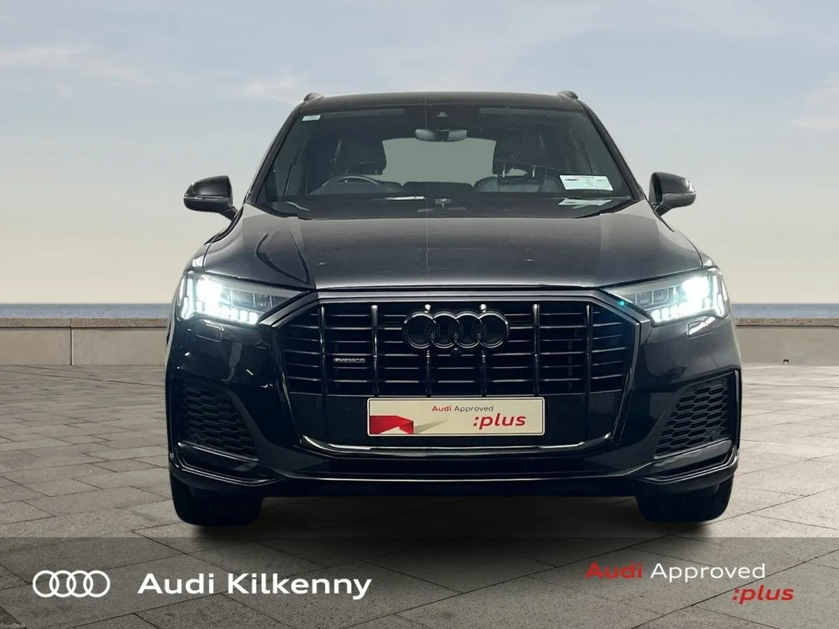 Audi Q7 ** DEPOSIT TAKEN ** 55 TFSI e S Line Black - Image 2