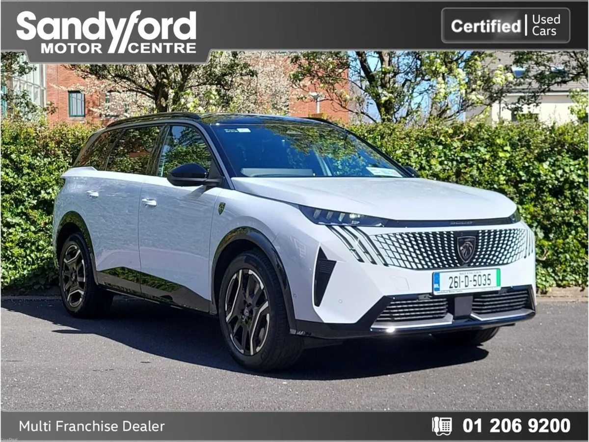Peugeot 5008 EV GT 73kwh 210hp**EX DEMO STUNNING I - Image 1