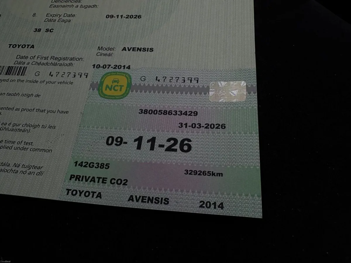 Toyota Avensis 2.0 D4D Luna €4999 - Image 3