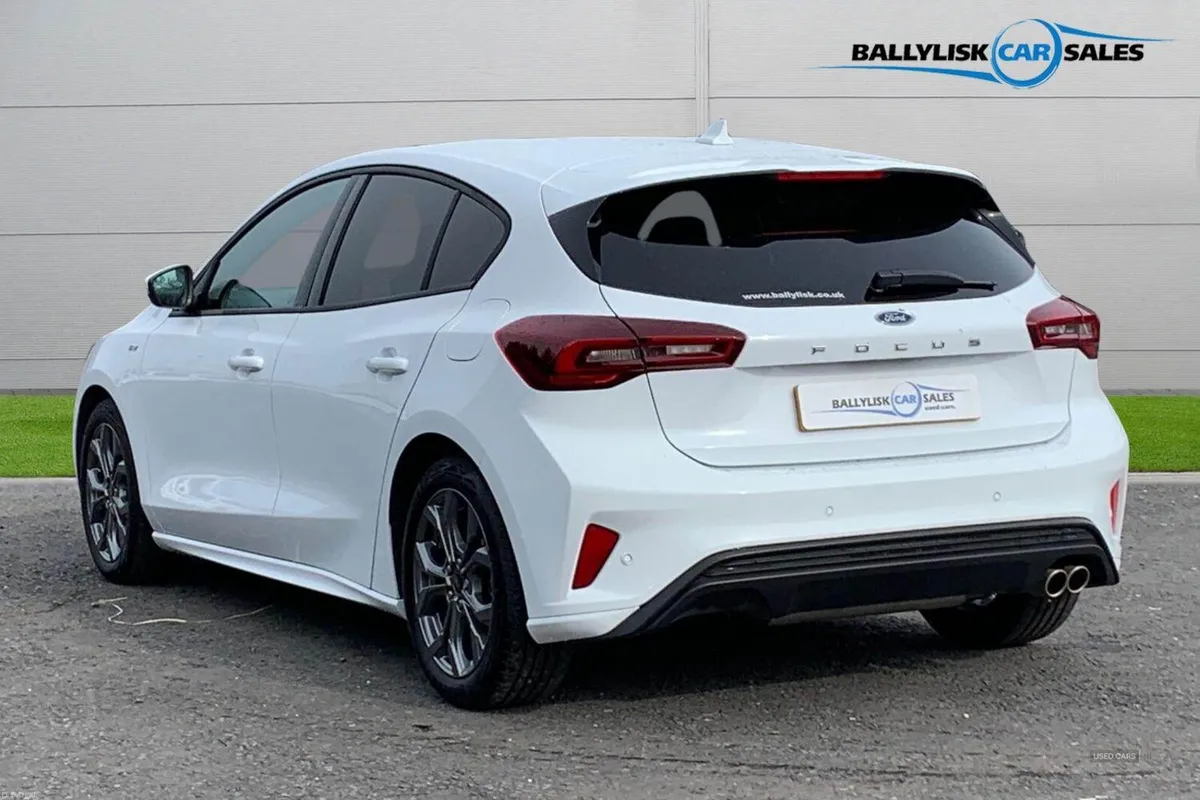 Ford Focus 1.0T 125PS ST-Line in White with only 1 - Image 2