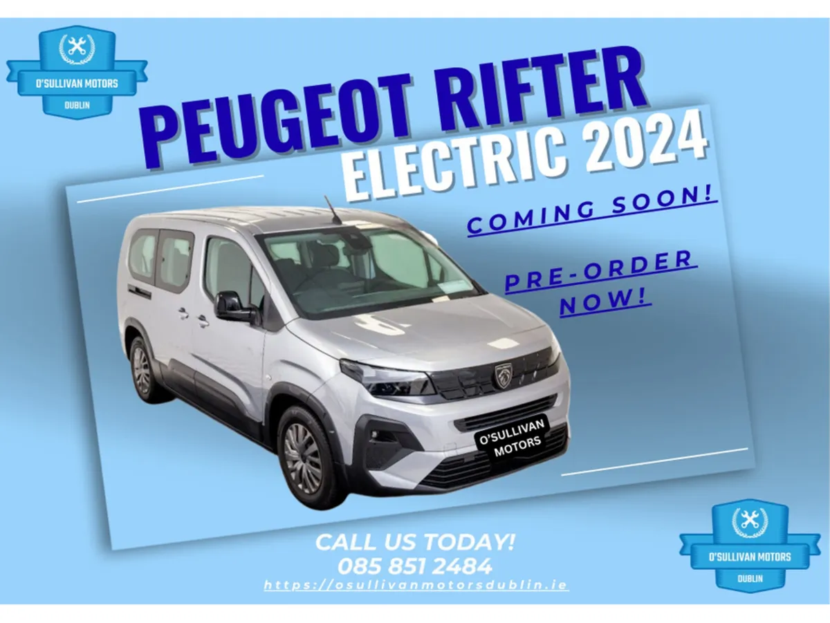 Peugeot e-Rifter / 2024 / ELECTRIC / AUTO / COMING