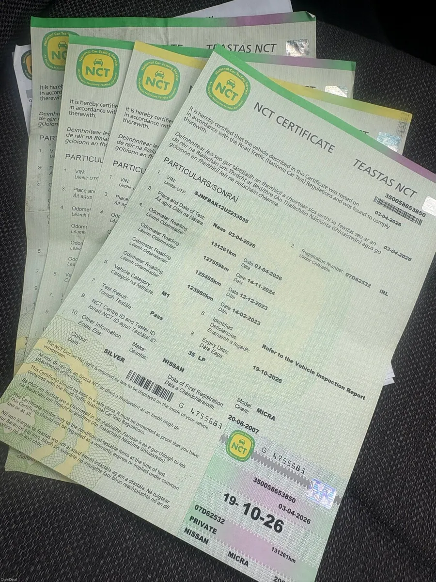 Nissan micra 07 nct 10/2026 - Image 1