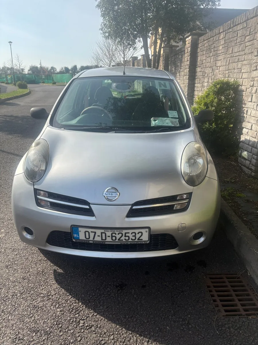 Nissan micra 07 nct 10/2026 - Image 2