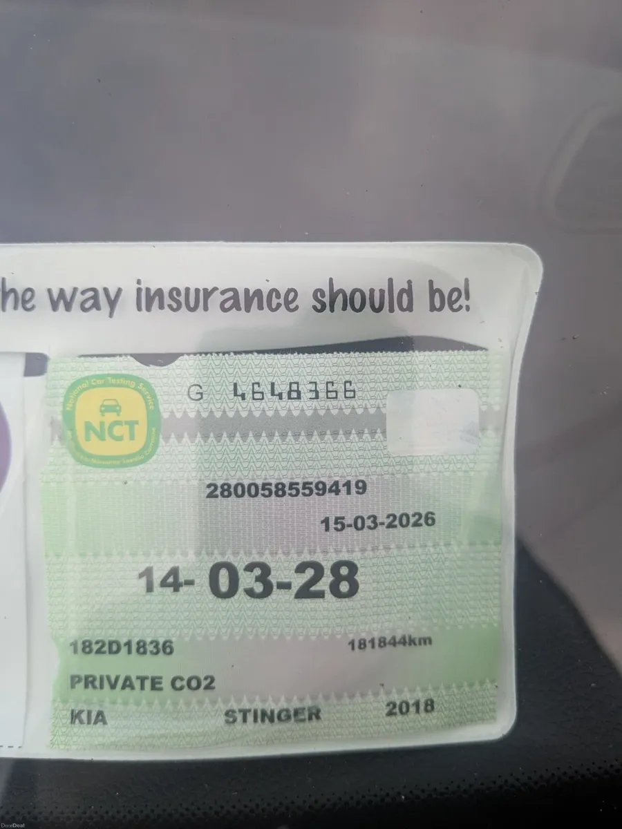 Kia Stinger GT Line 2.2, New NCT 03/28 - Image 4