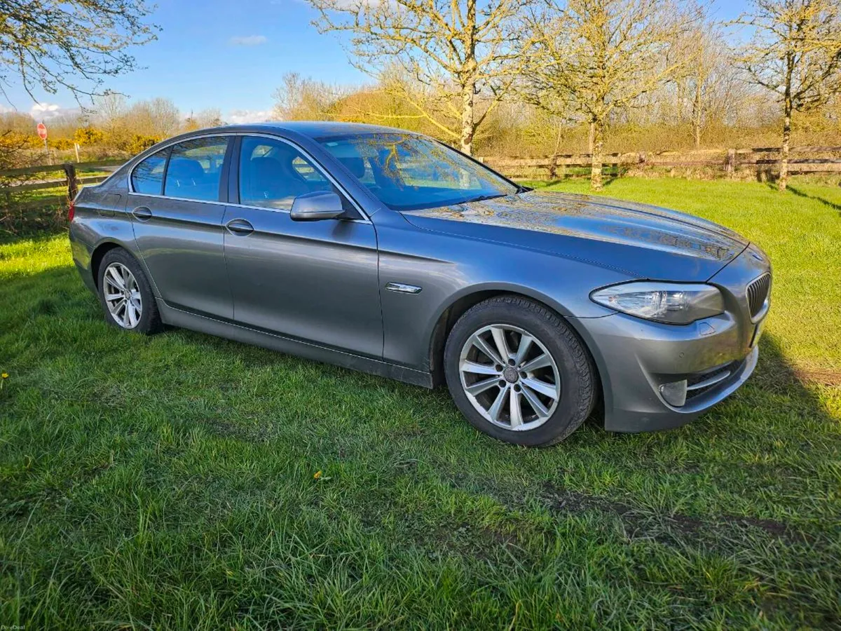 Bmw 520d 2010 Black leather - Image 2