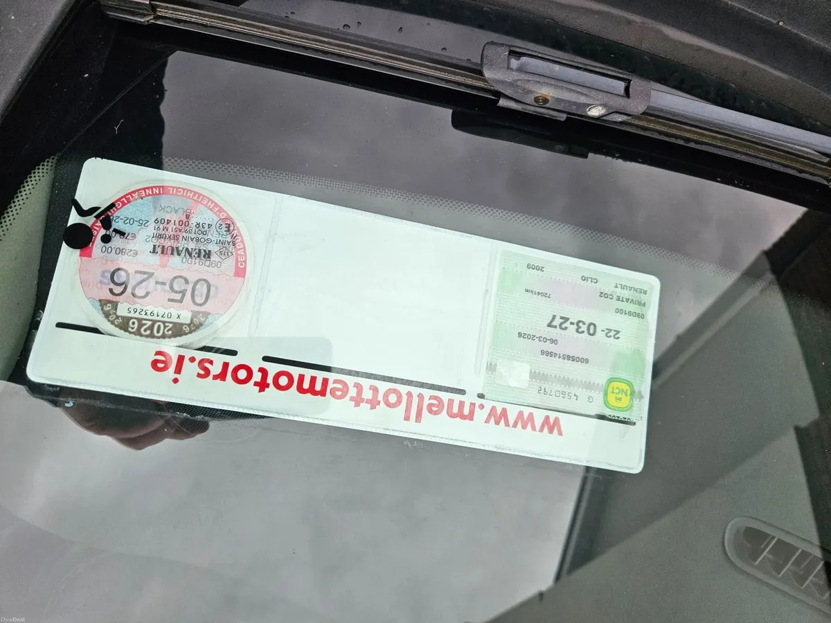 Renault Clio 2009 LOW KLMS 73K NEW NCT 03/27 - Image 2