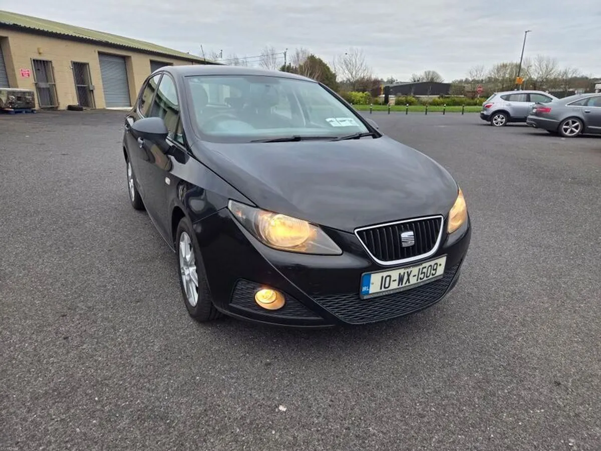 SEAT IBIZA 2010 1.2 Petrol Black Fresh NCT & Taxed - Image 1