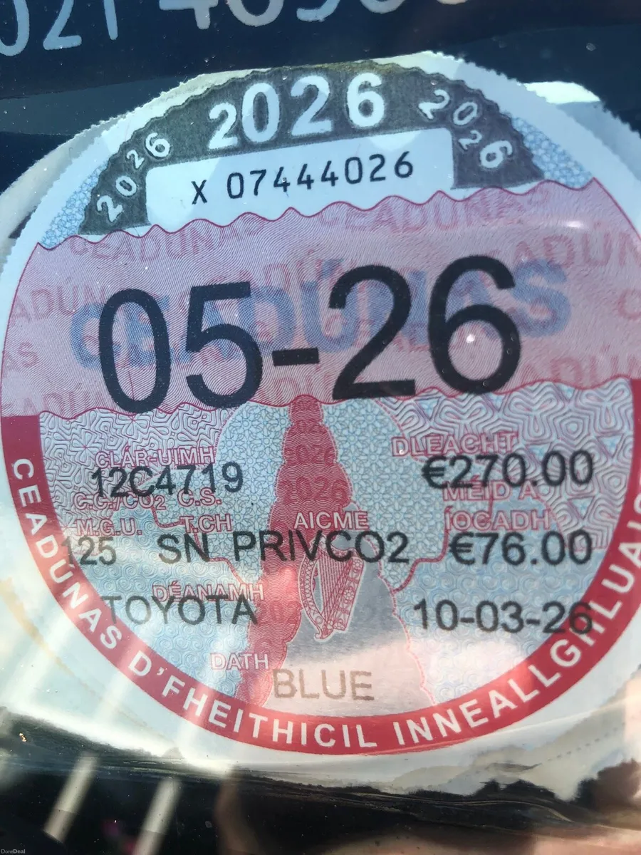 2012 Toyota Corolla 1.4 Diesel,NCT and Tax. - Image 4