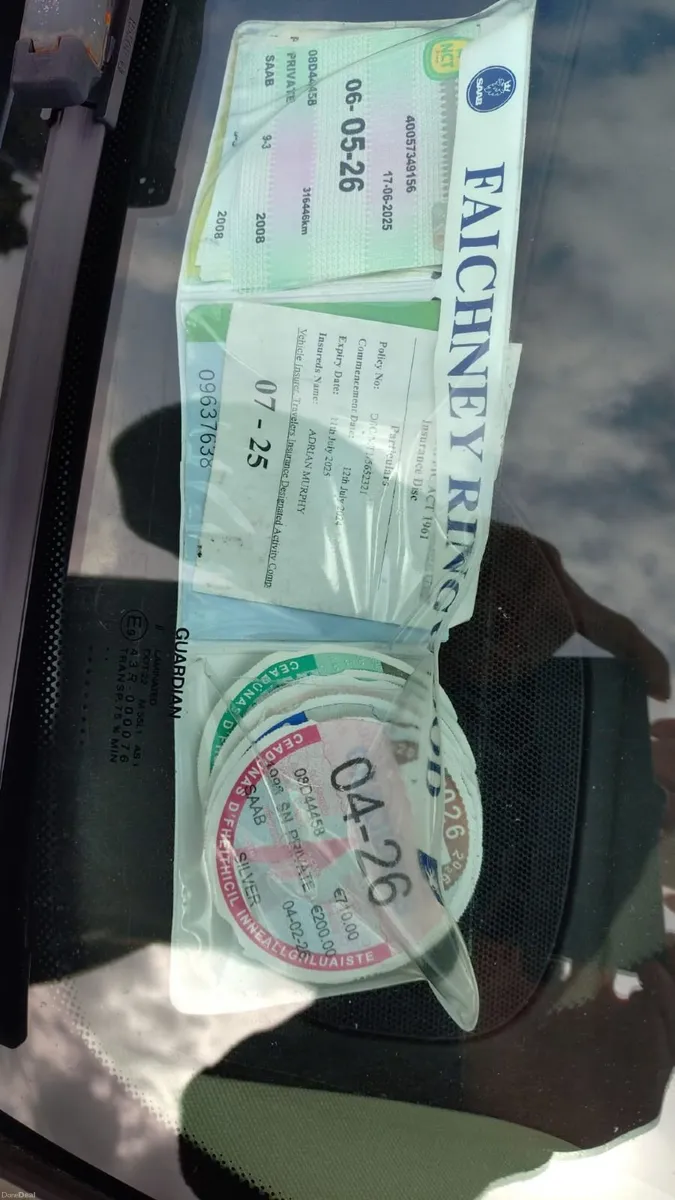 Saab 2.0 petrol tax nct - Image 2