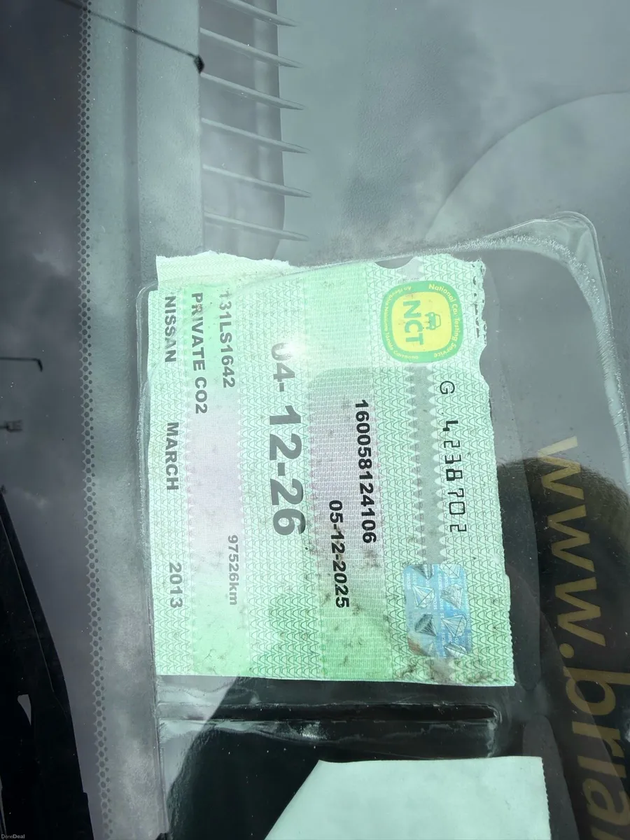 Nissan March 2013 – Automatic – NCT 12/2025 - Image 4