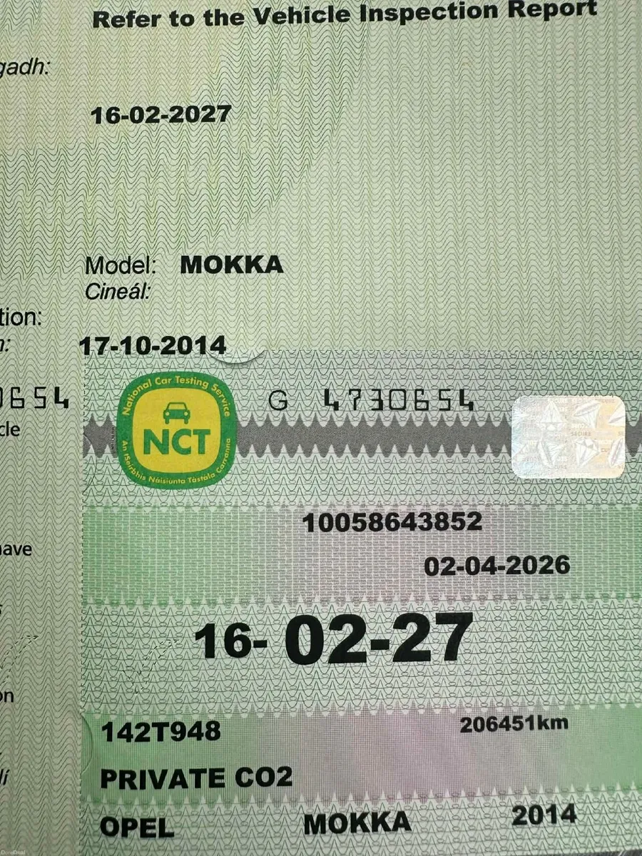 Opel Mokka 2014 - NEW NCT - Image 3