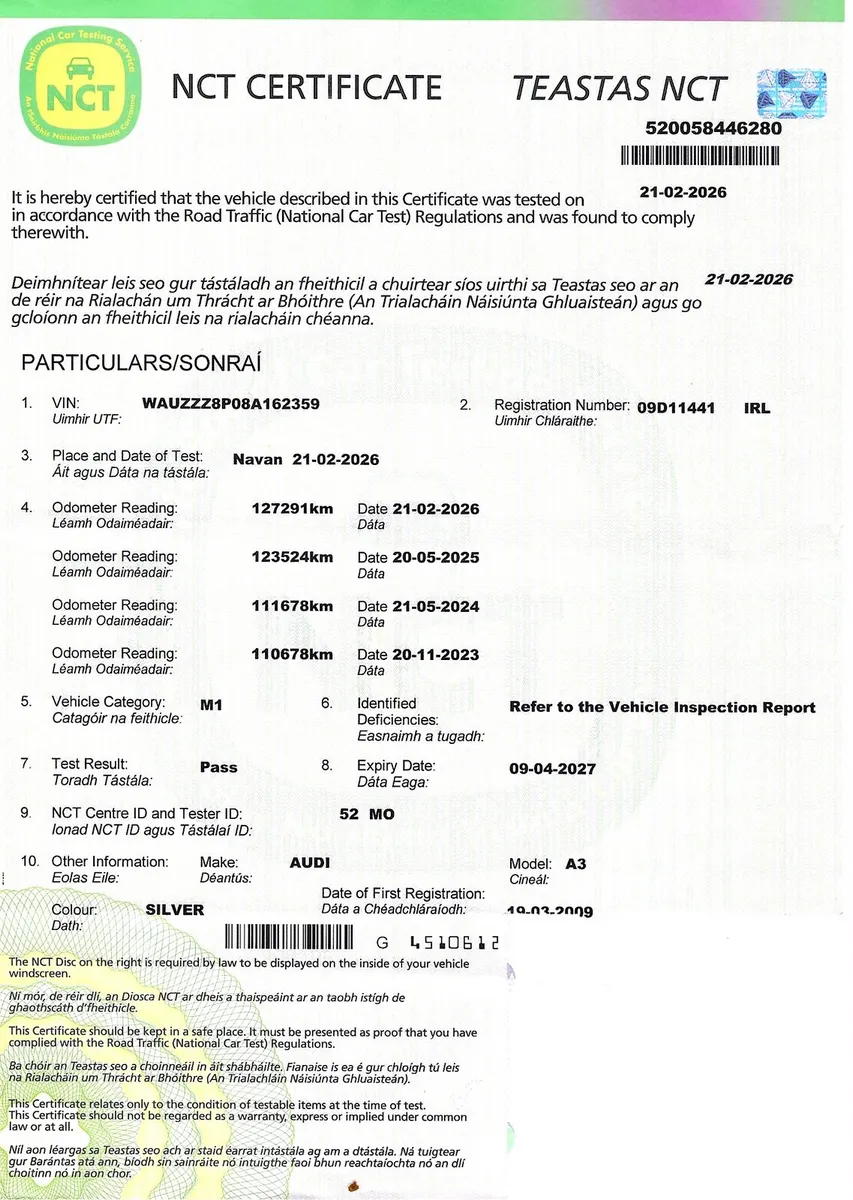 Audi A3.1.4 petrol. 127K Klm. Excellent condition - Image 2