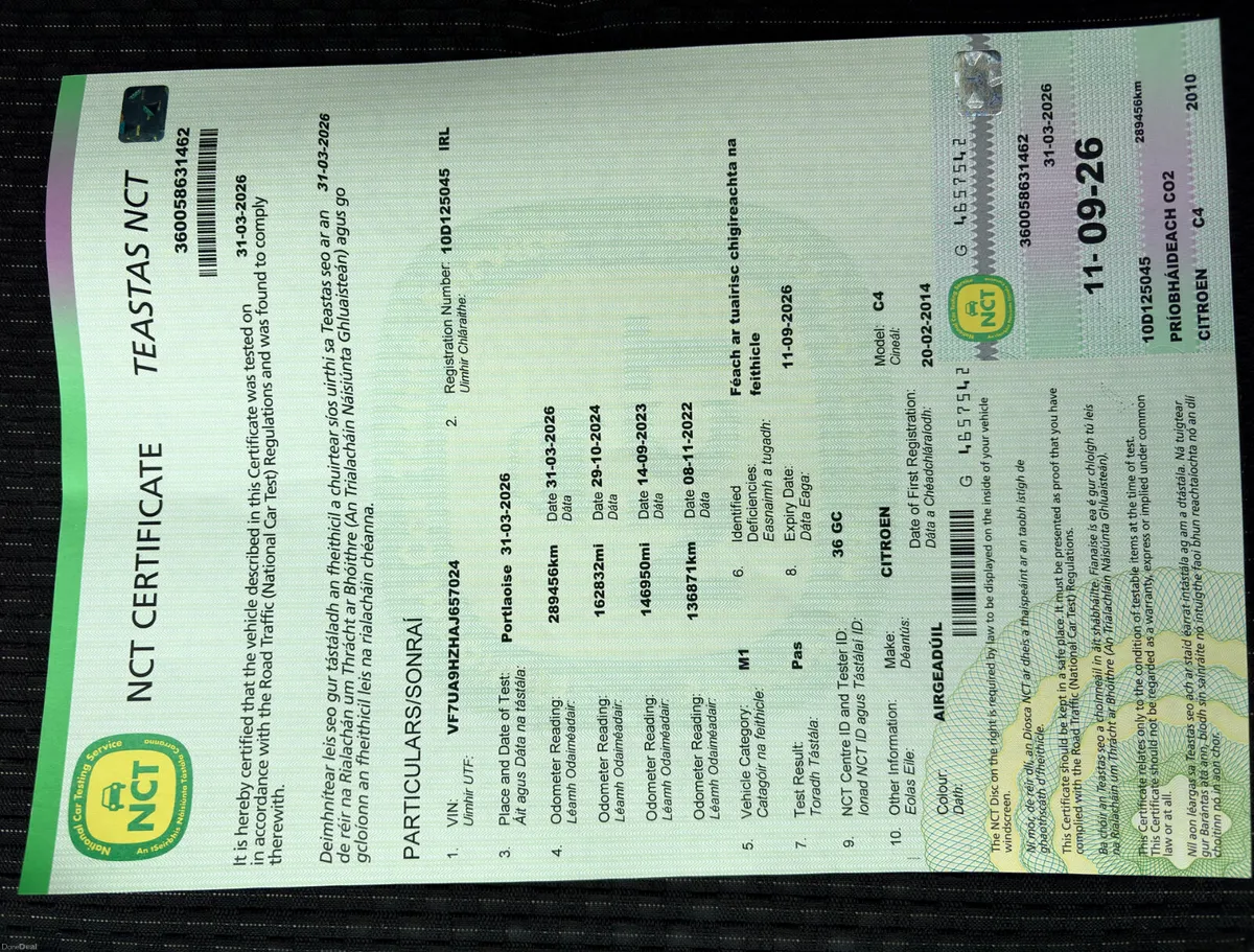 Citroen C4 1.6HDI 2010 Automatic new nct 9/26 - Image 4