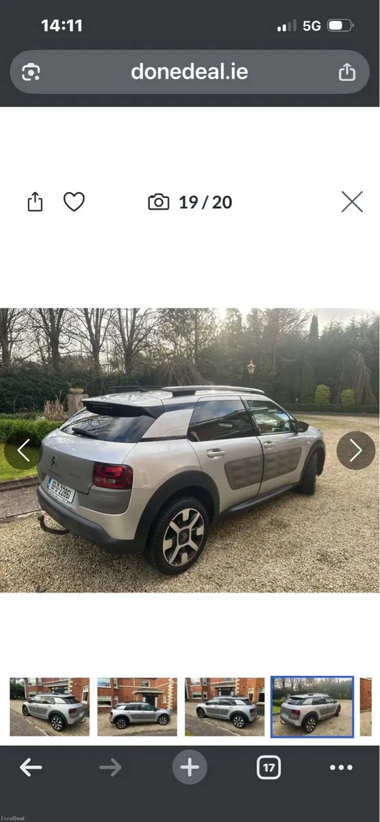 Citroen 2016 C4 cactus Nct 2/27 1.6 hid - Image 2