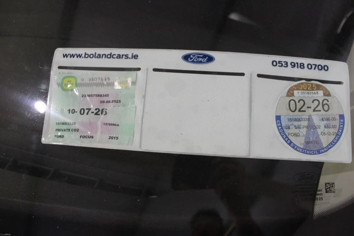 Ford Focus 1.0 Ecoboost Turbo 125PS ZETEC - TENDER - Image 4