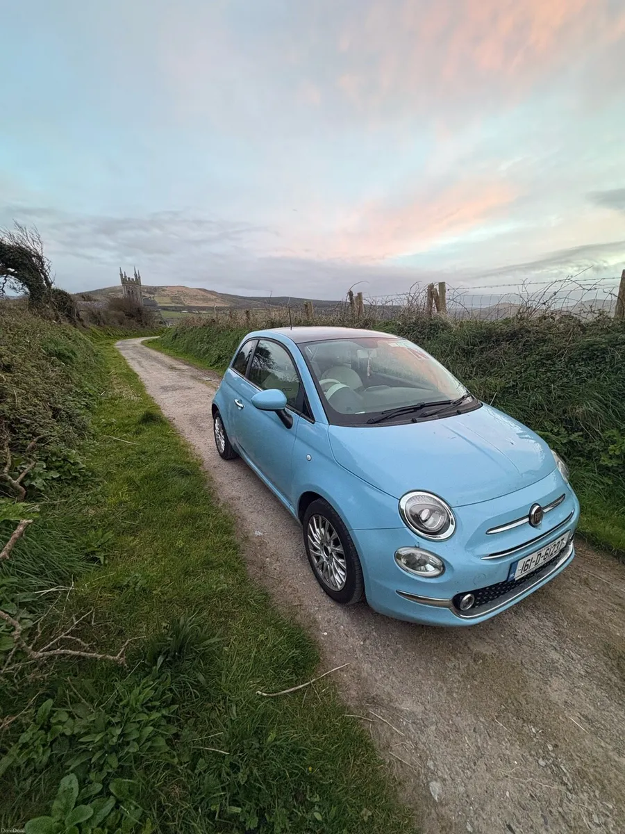 Fiat 500 baby blue - Image 2