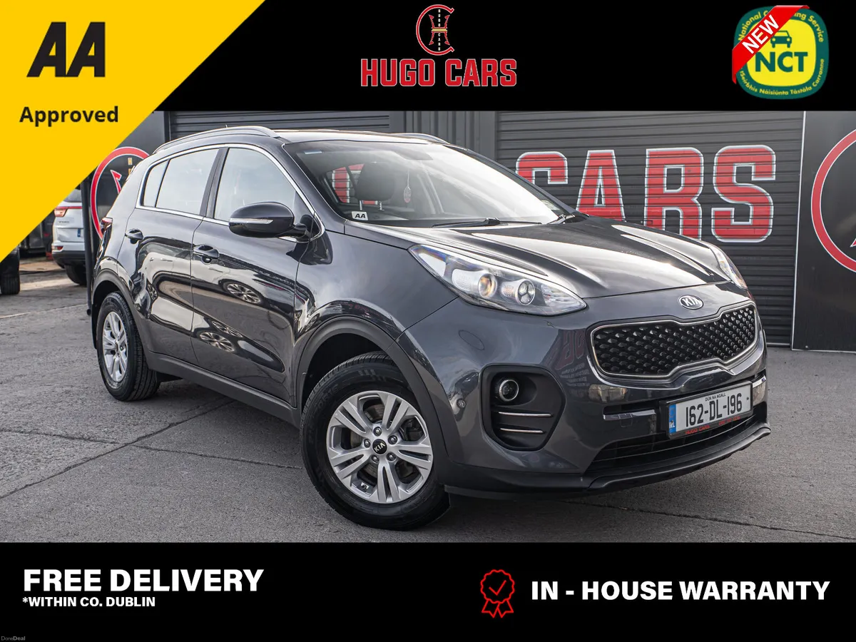 162 Kia Sportage 1.7d/FSH/New NCT/1yr warranty - Image 1