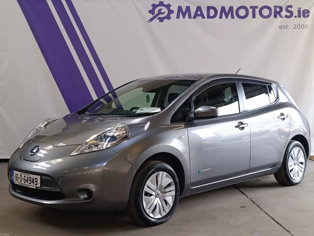 161 Nissan Leaf EV Tekna 24kWh Automatic Tax & NCT - Image 3
