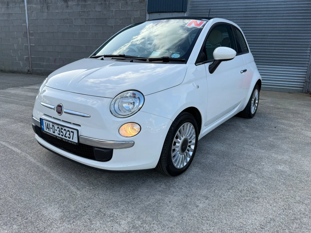141 Fiat 500 1.2 Petrol Manual New NCT LOW Mileage - Image 1