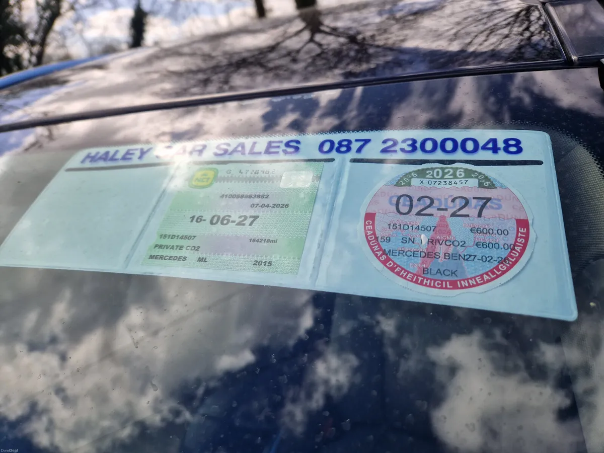 15 MERCEDES ML 250....4 MATIC...NCT 6/27 - Image 4