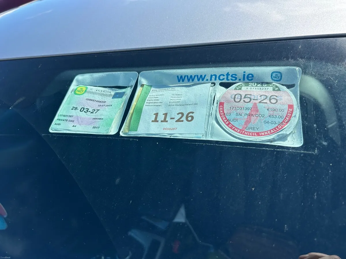 2017 Audi A4 2 liter diesel nct to March 2027 - Image 2