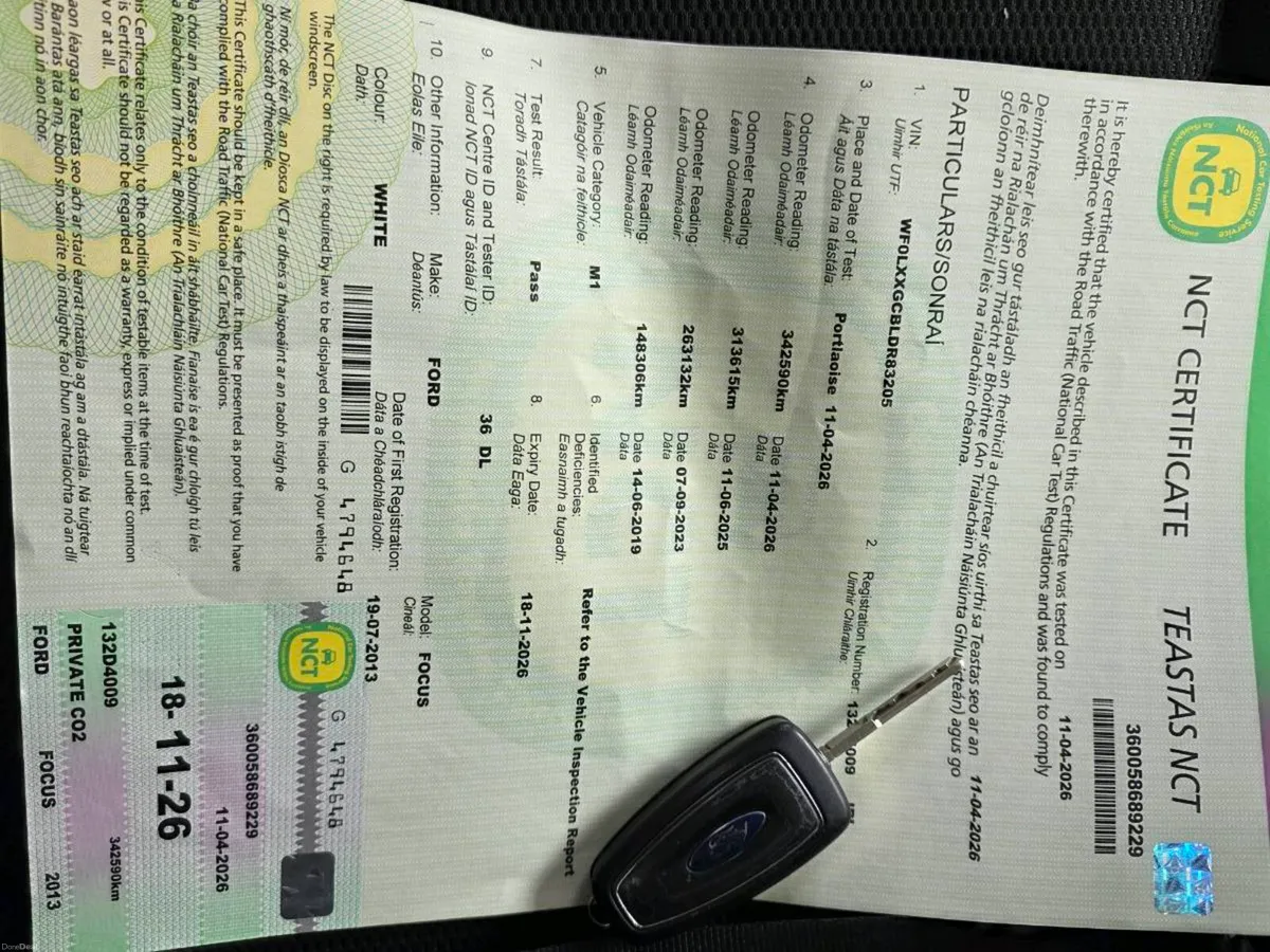 Ford Focus Edge1.6 , New NCT 11/ 2026 - Image 4