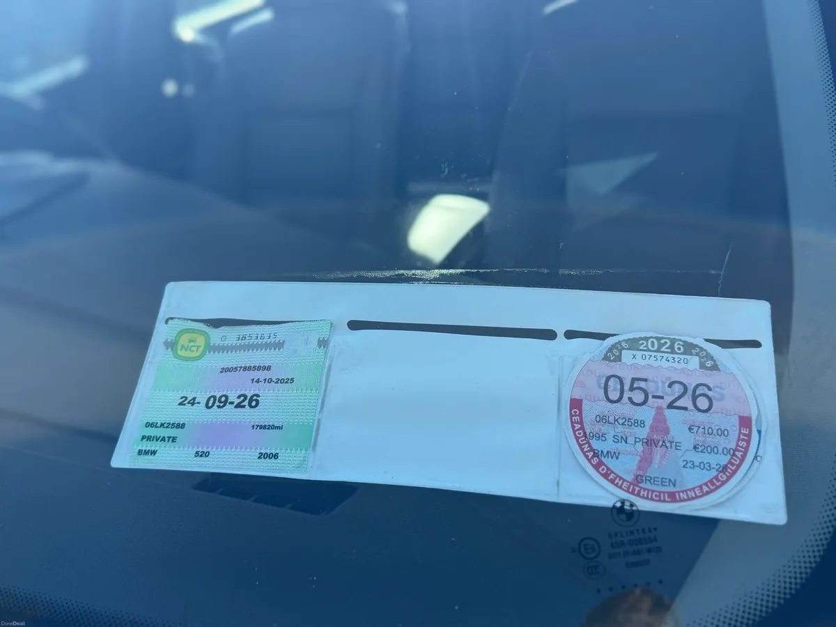 2006 bmw 520d auto Nct&taxed - Image 4