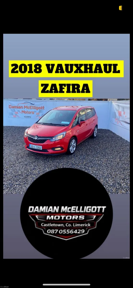 2018 Vauxhall Zafira  7 Seater 🌟 - Image 3