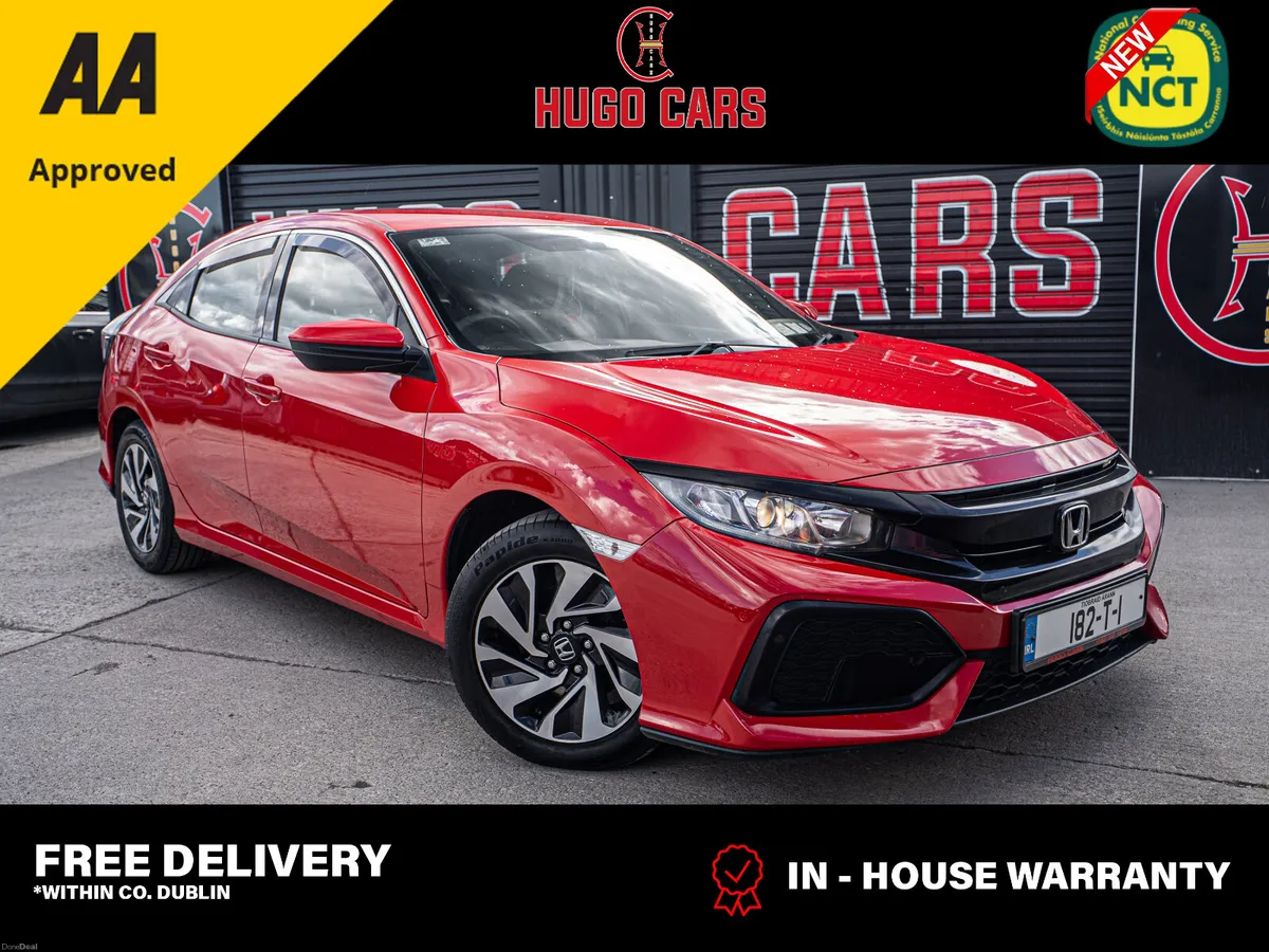 182 Honda Civic 1.6d/FSH/New NCT/Warranty - Image 1