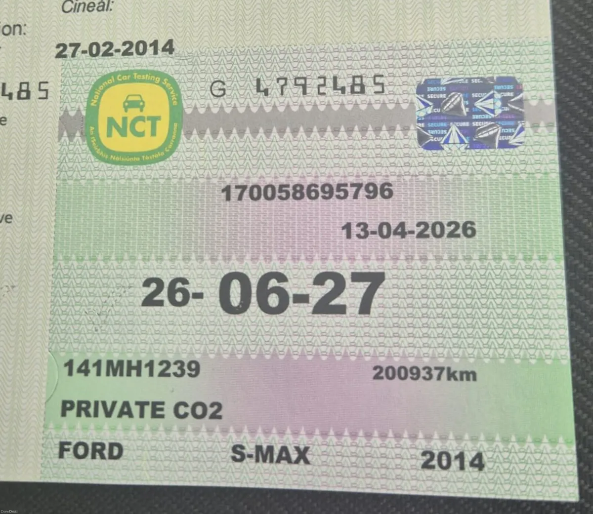 Ford S-Max 2014 7 SEATER 1.6 TDCi *NEW NCT* - Image 2