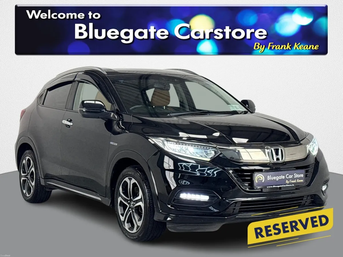 Honda Vezel HEATED HALF LEATHER BROWN SEATS**HEATE - Image 1