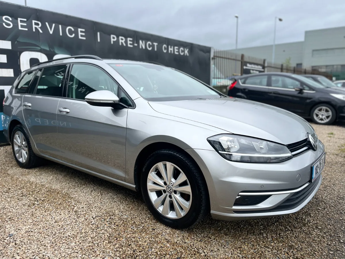 VW GOLF, 2018, 1.6TDI, LOW KMS, 2 YEAR NCT - Image 1