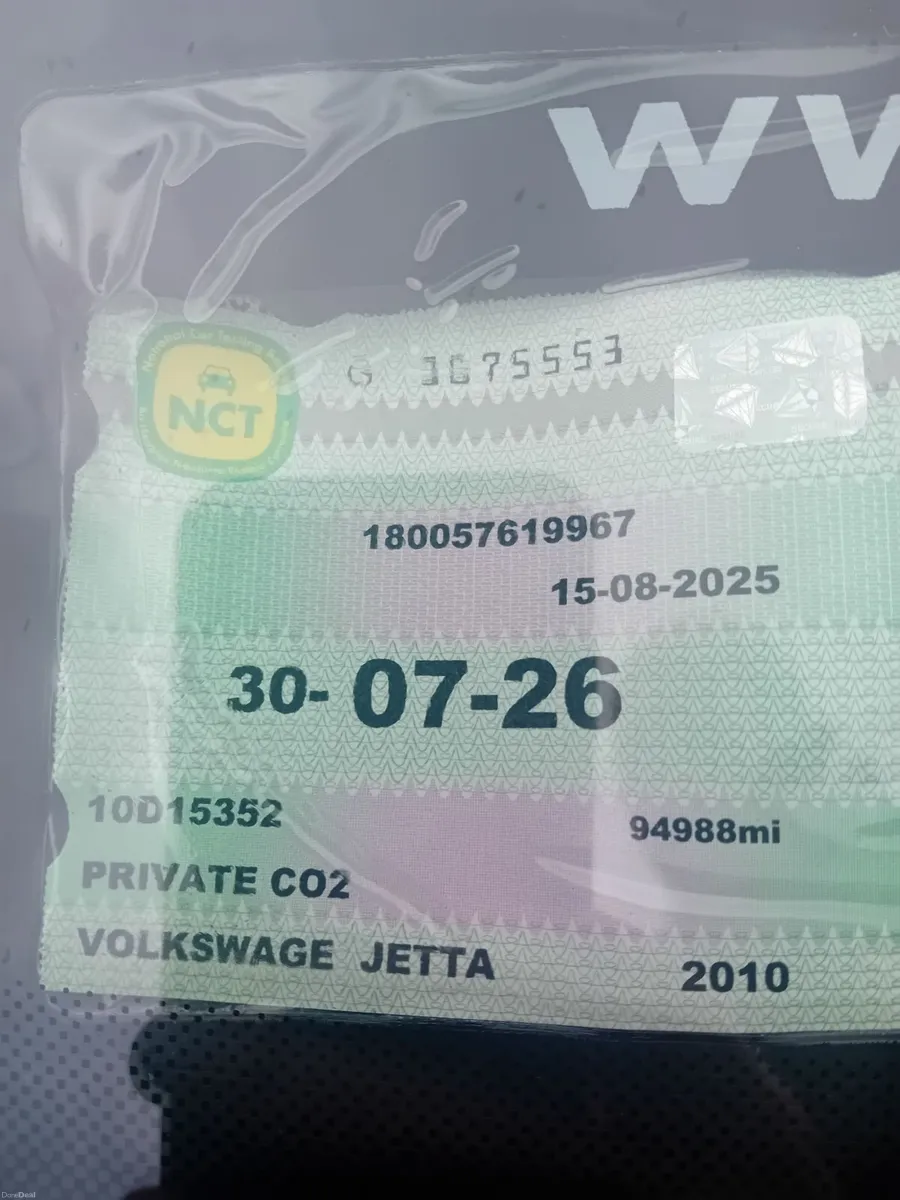 Volkswagen Jetta 2010 Nct 07/26  1.4 - Image 2