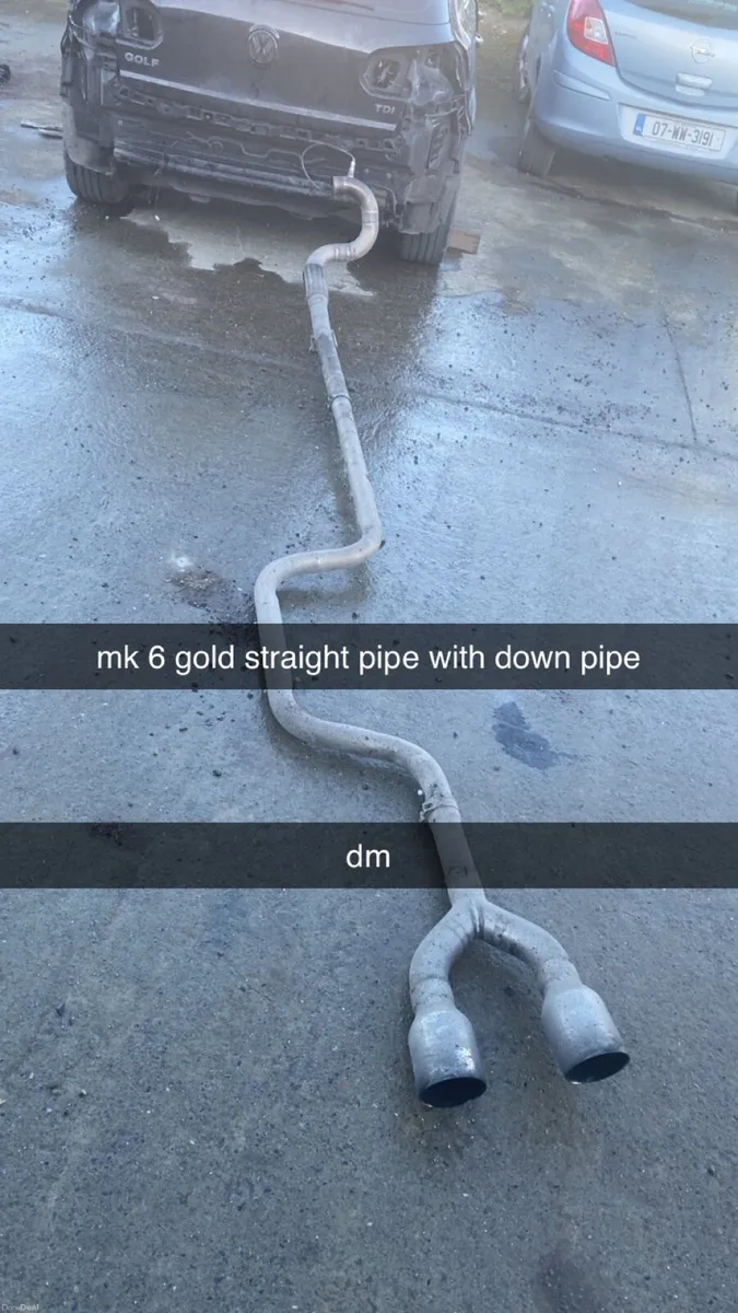 mk6 golf straight pipe