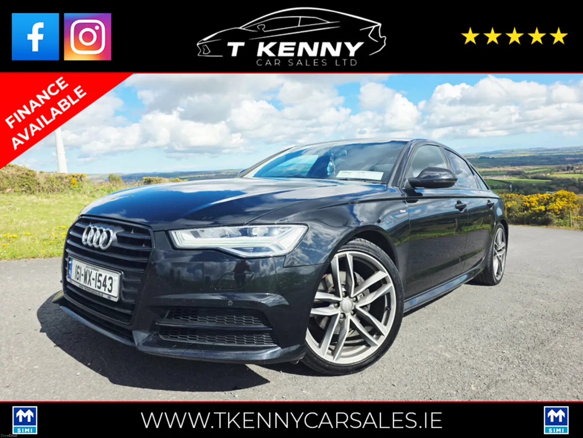 Audi A6 2.0 TDI S-LINE 150 S-TRONIC 4DR AUTO BLACK - Image 1